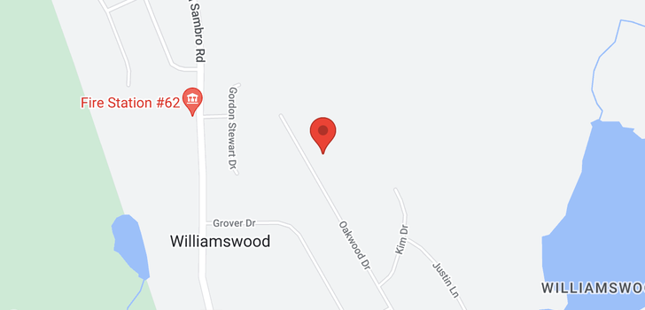 map of Lot 32 77 Oakwood Drive